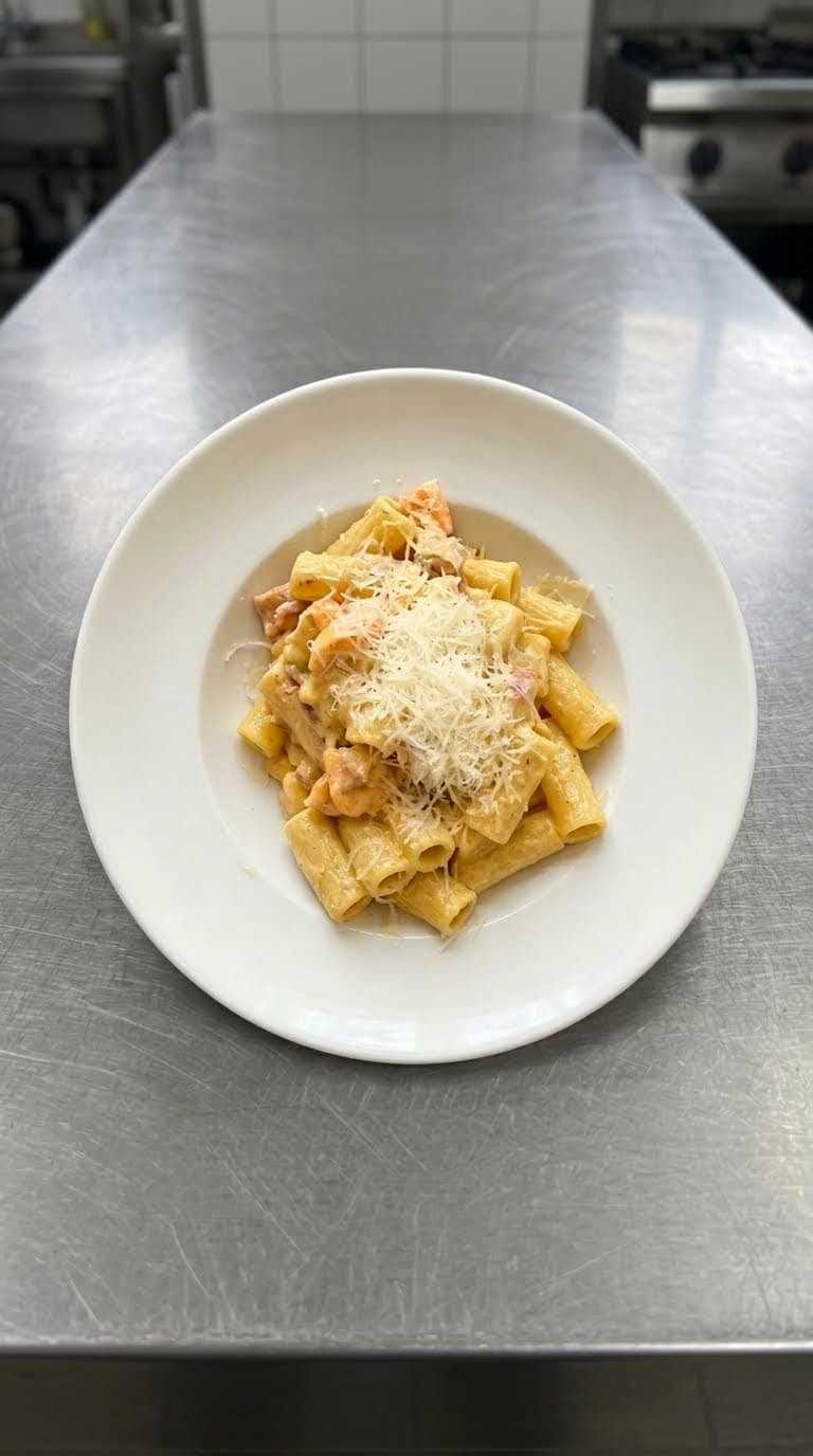 Plato del menú de almuerzo en L'Intrusa