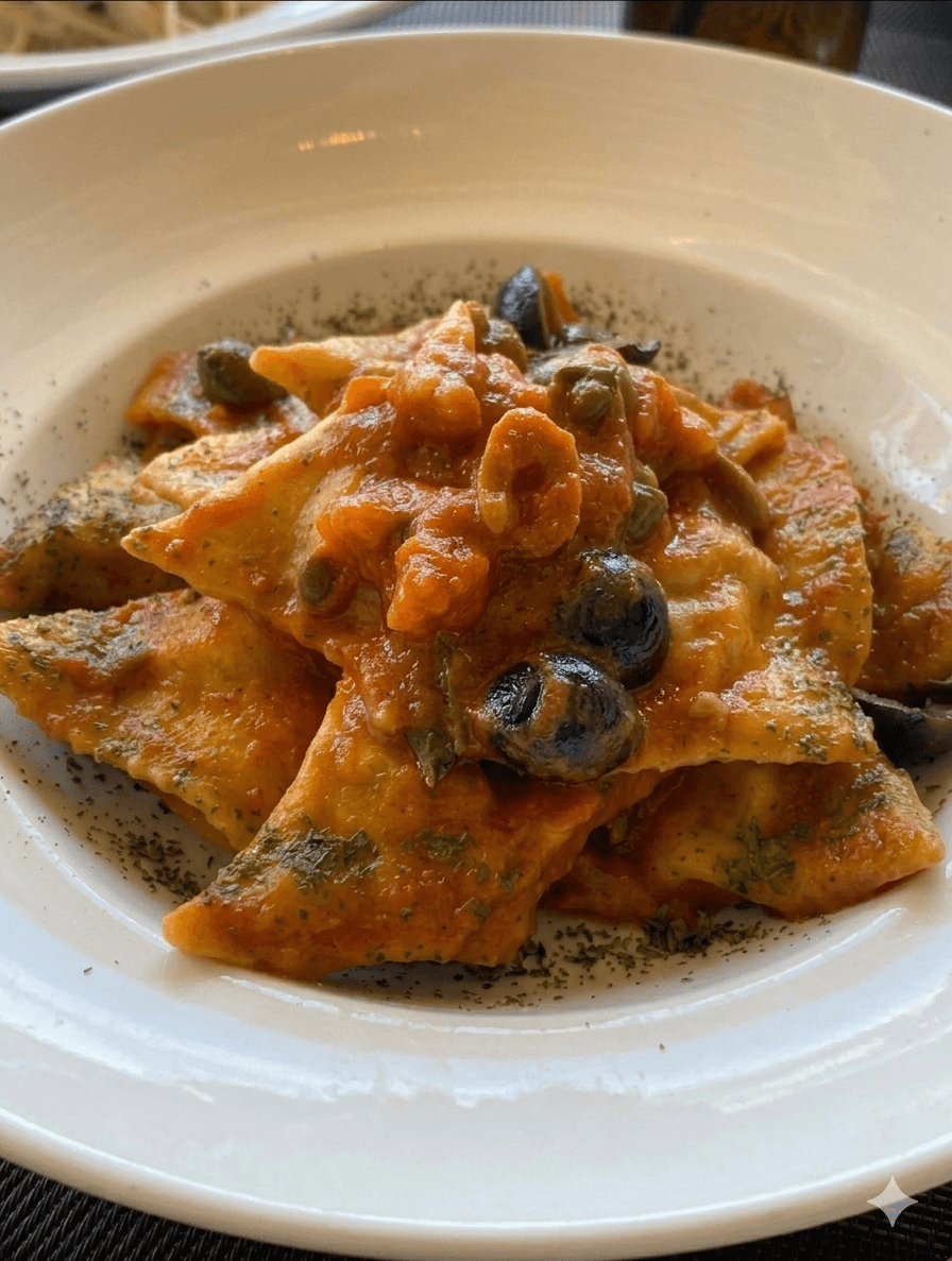 Plato del menú de almuerzo en L'Intrusa